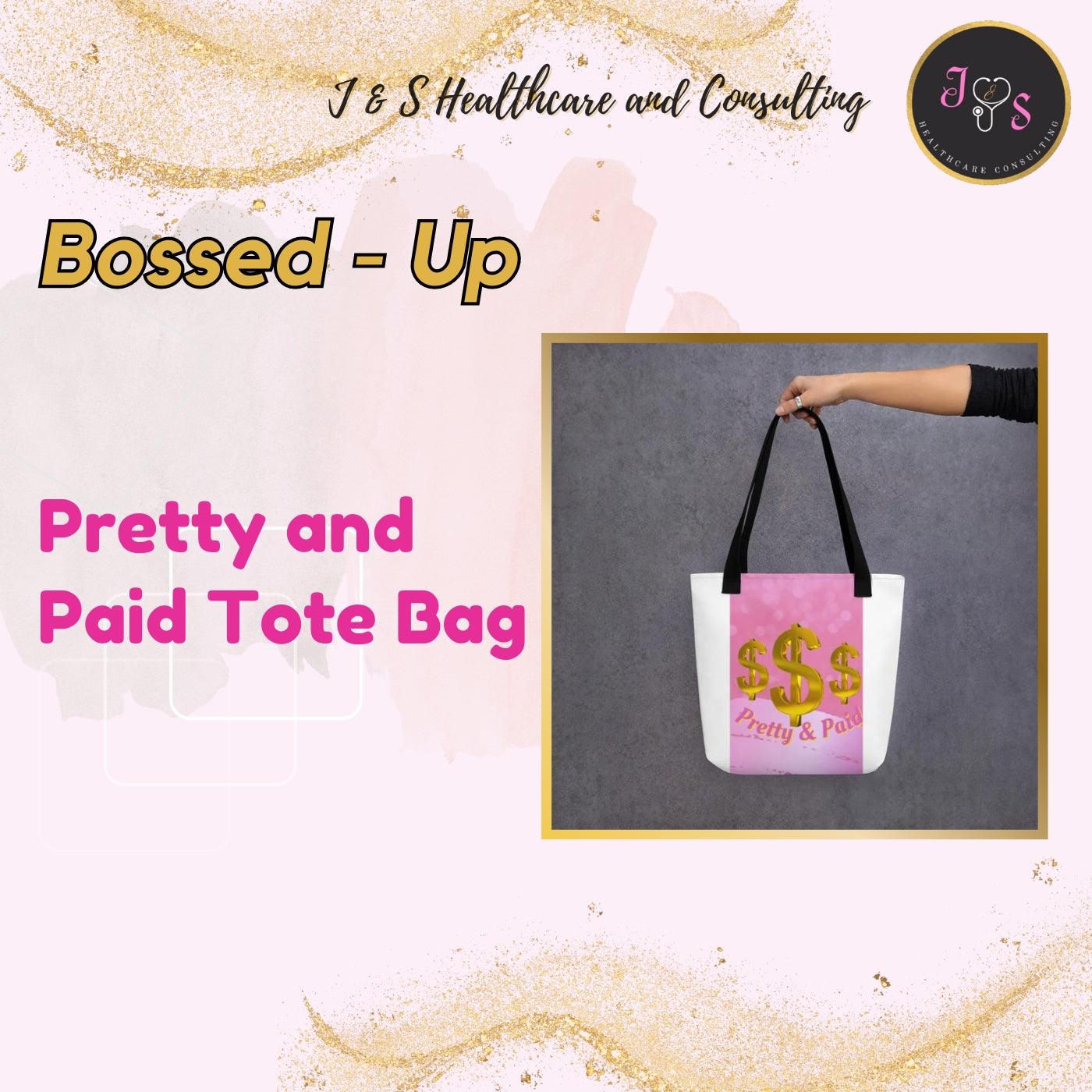 Pretty and Paid Tote Bag