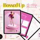 Bossed Up template monthly planner printable cover