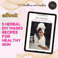 DIY Herbal Masks Recipes for Healthy Skin (eBook)