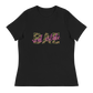 Real Estate Bae Women's Relaxed Shirt (in black)